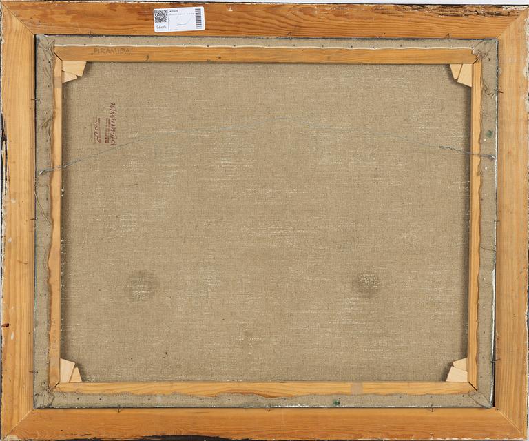 Henryk Płóciennik, oil on canvas, signed and dated -75.