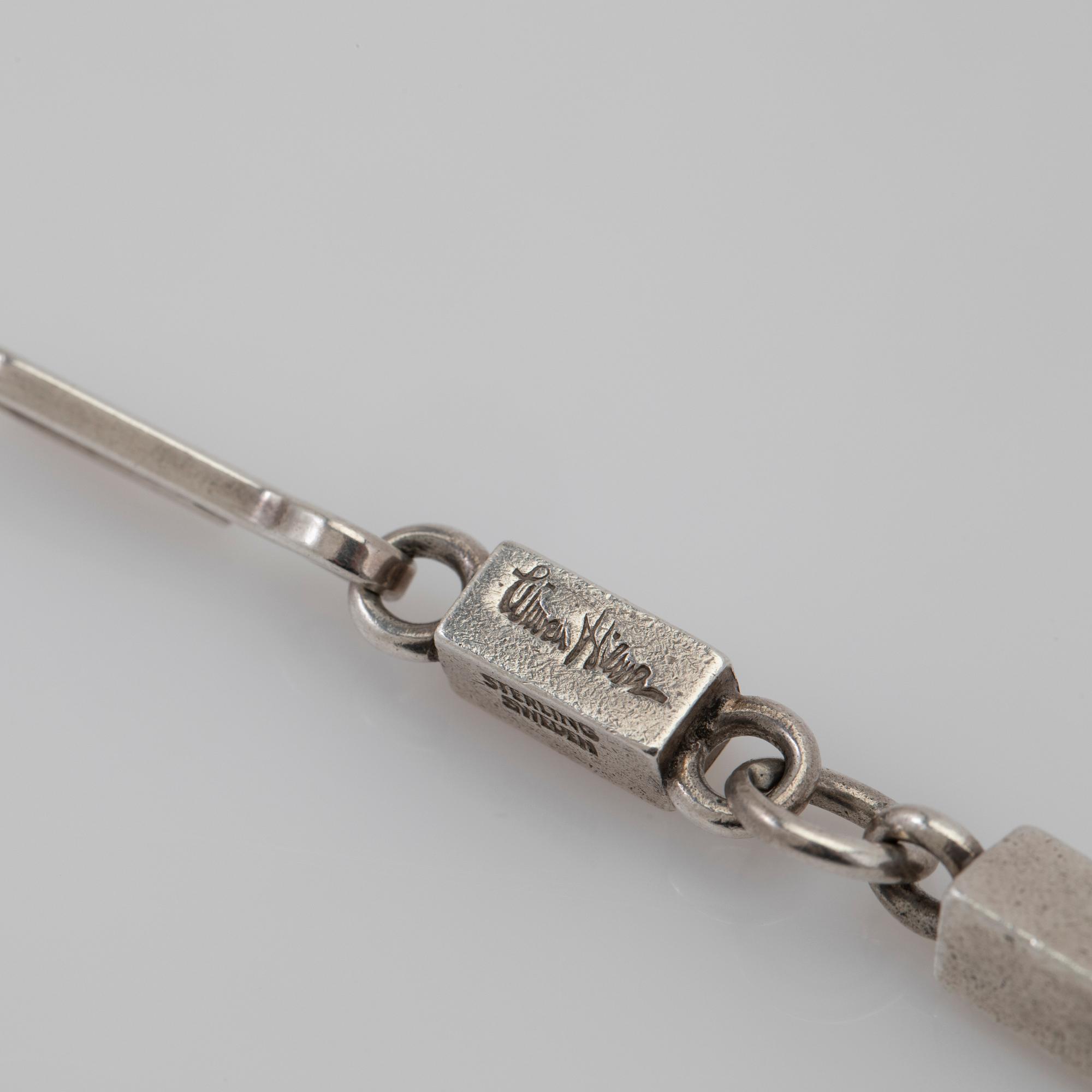 Wiwen Nilsson, Bracelet, sterling silver, Lund, 1962.