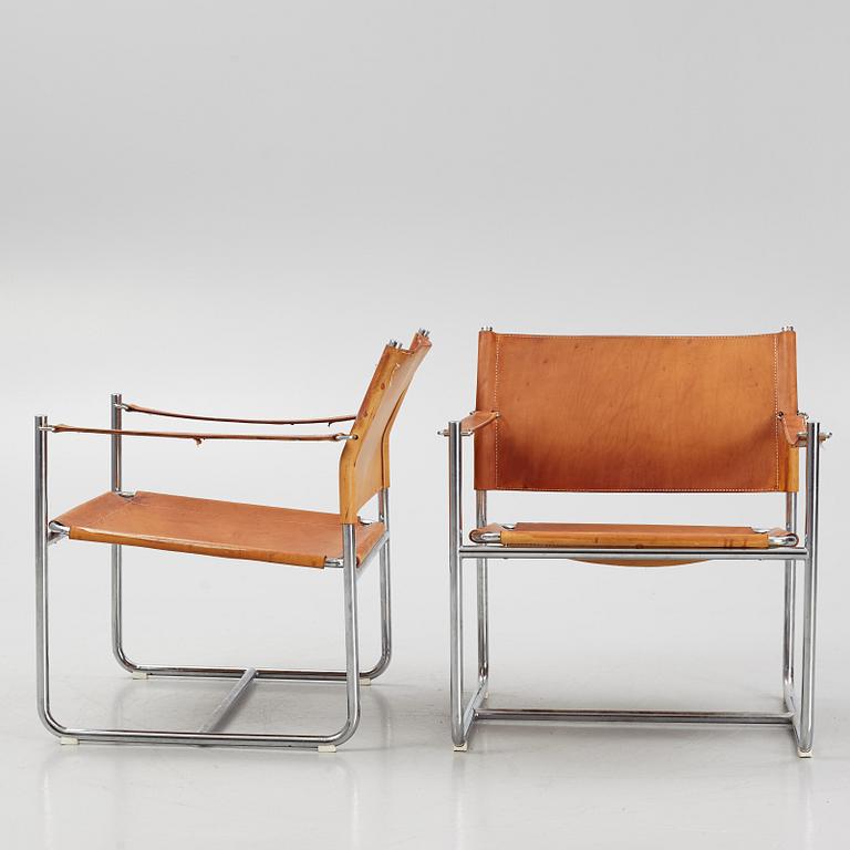 Karin Mobring,  a pair of armchairs, "Amiral", IKEA, 1970s.