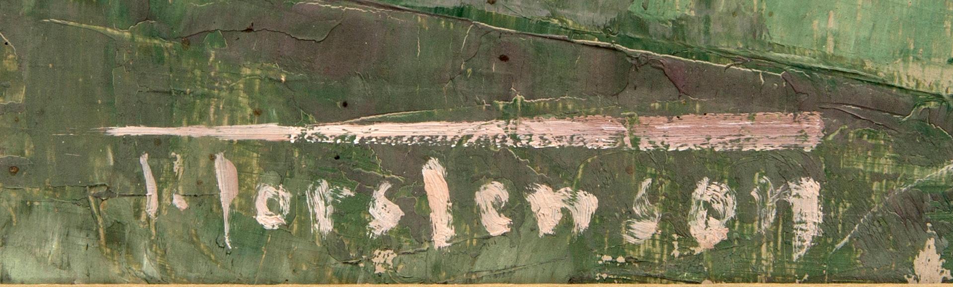 Torsten Torstenson, on panel signed.