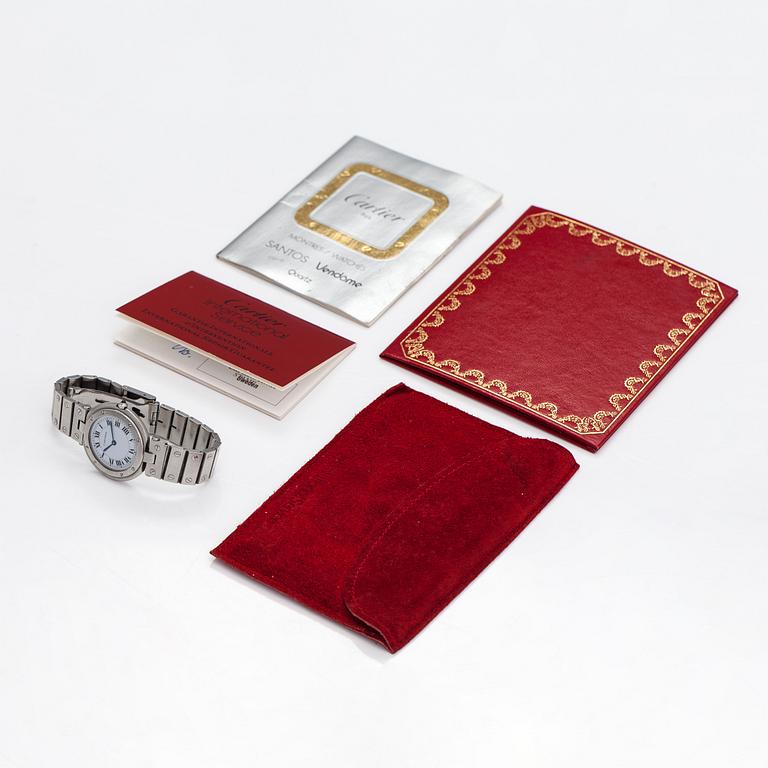 Cartier, Santos Vendôme, VLC, armbandsur, 32,5 mm.