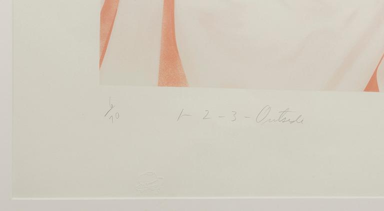 JAMES ROSENQUIST, a signed, dated and numbered colour lithograph with relief.