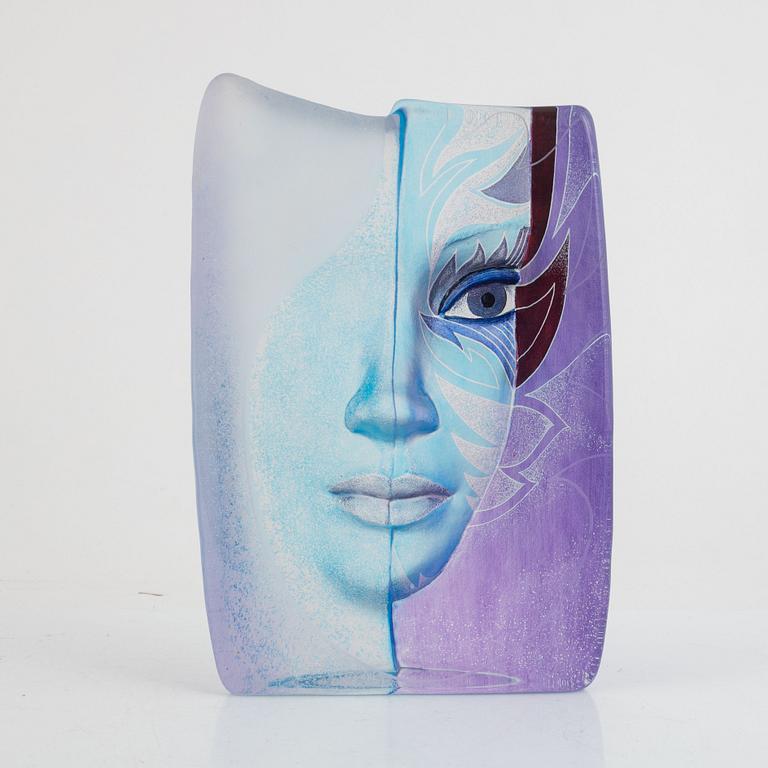 Mats Jonasson, skulptur, Ansikte, 2 st.