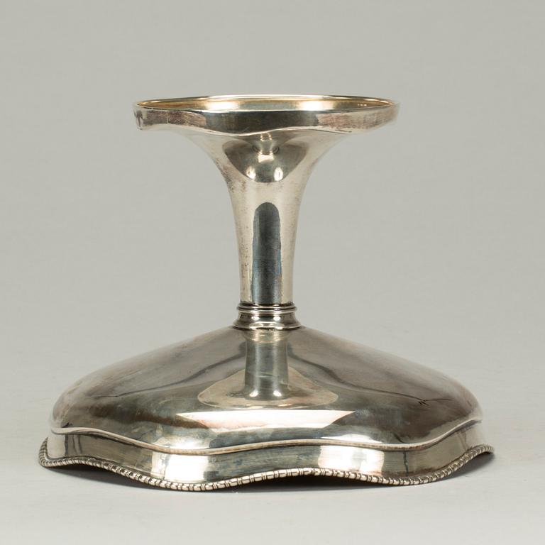 UPPSATSSKÅL, silver, Tuve E Axell, Oskarshamn. 1920. Vikt  ca 420 g.