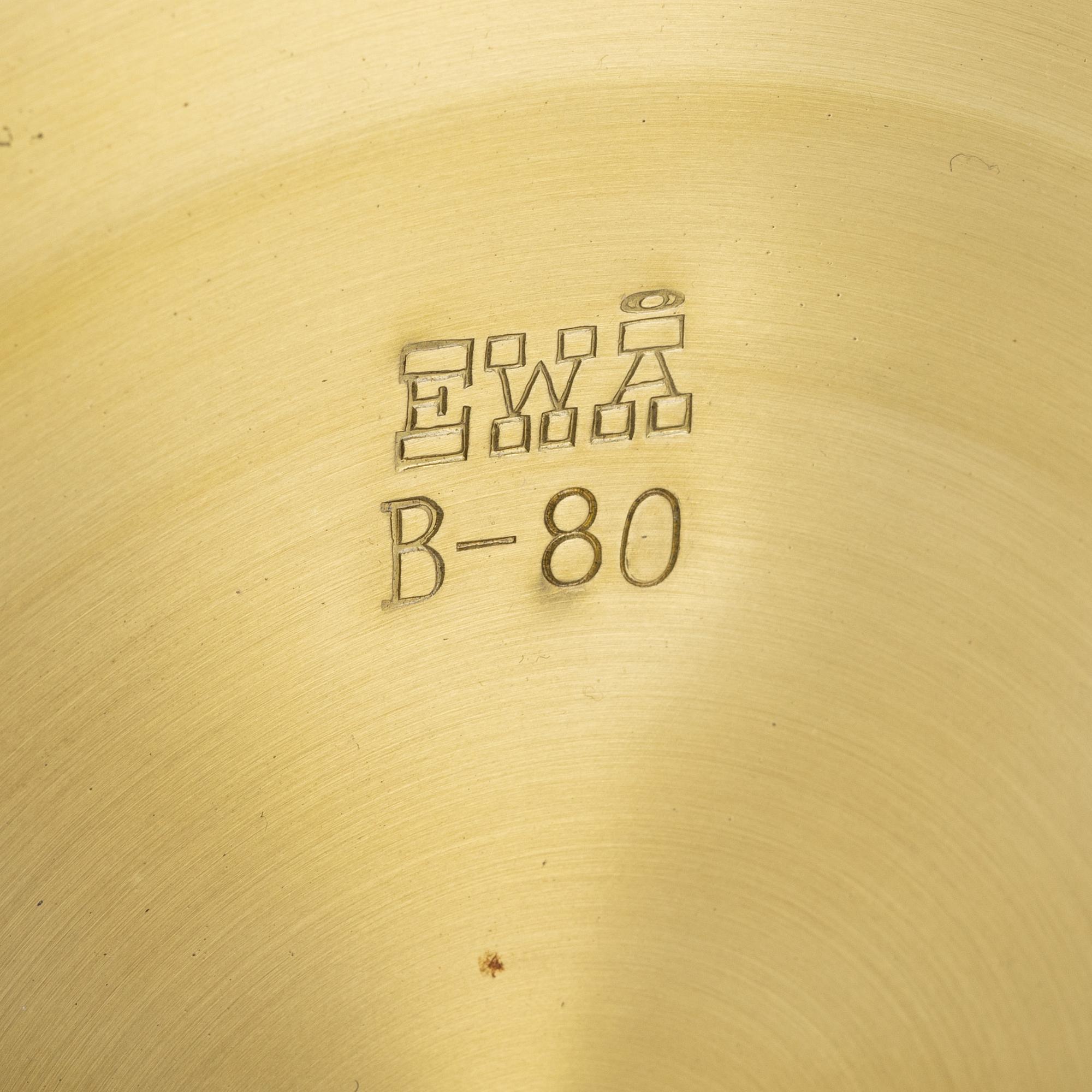 Bordslampor, ett par, modell B-80, Ewå, 1900-talets senare del.