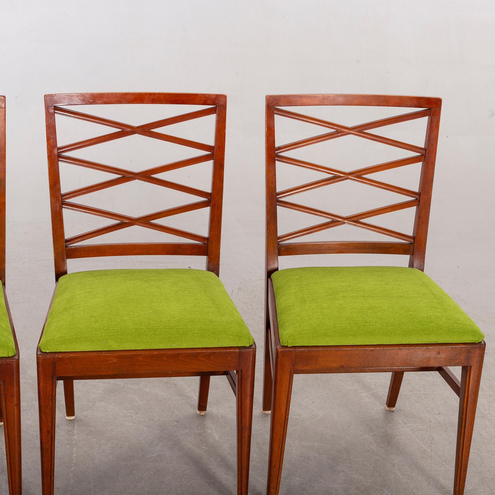 STOLAR 4 st Swedish Modern 1940/50-tal.