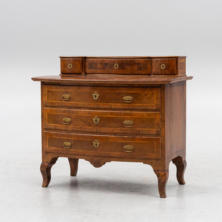 Bureau with a superstructure, Baroque, 18th century.