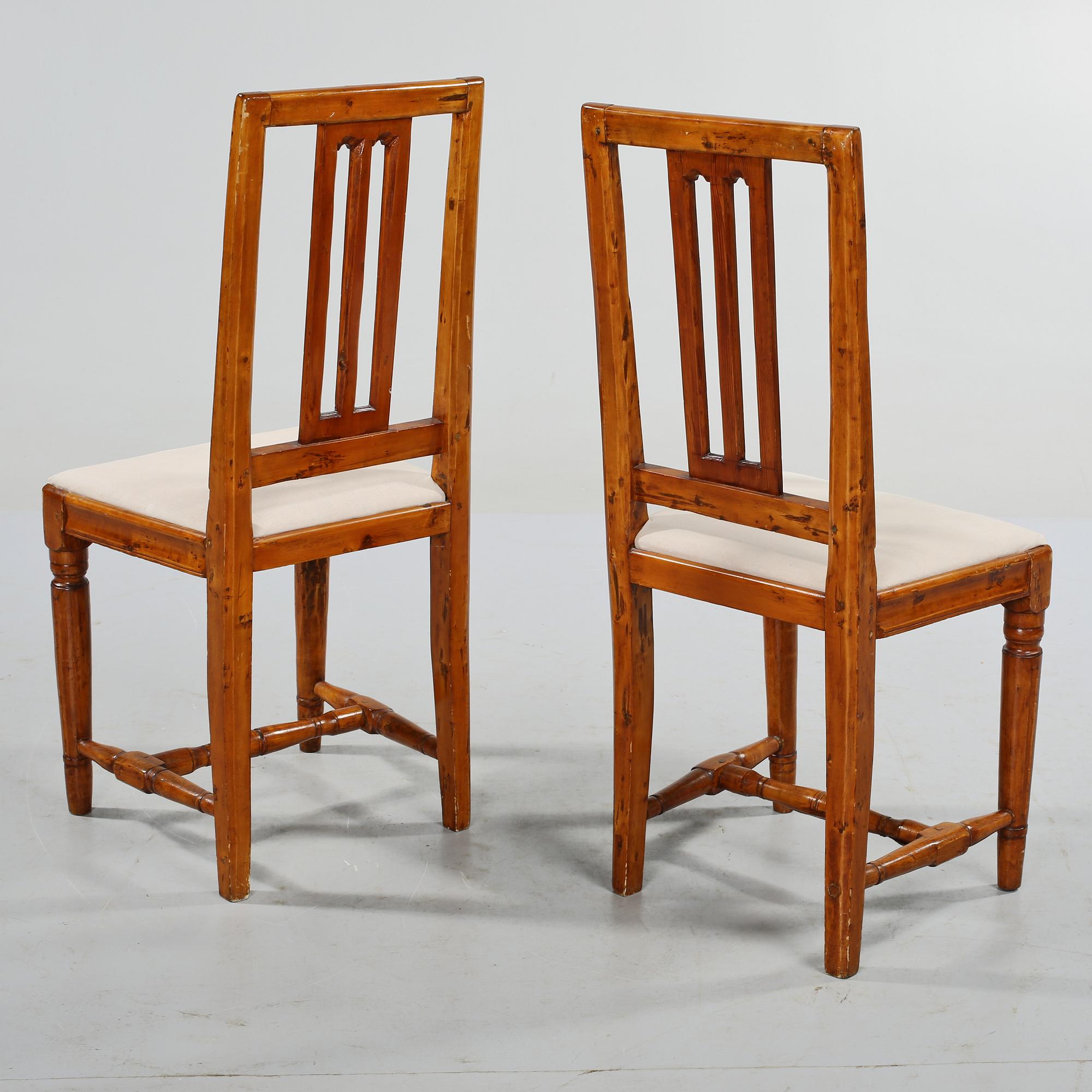 STOLAR, 2 st, sengustavianska, 1800-talets första hälft.