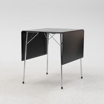 Arne Jacobsen, a model 3601 drop-leaf table from Fritz Hansen, Denmark, 1960's.