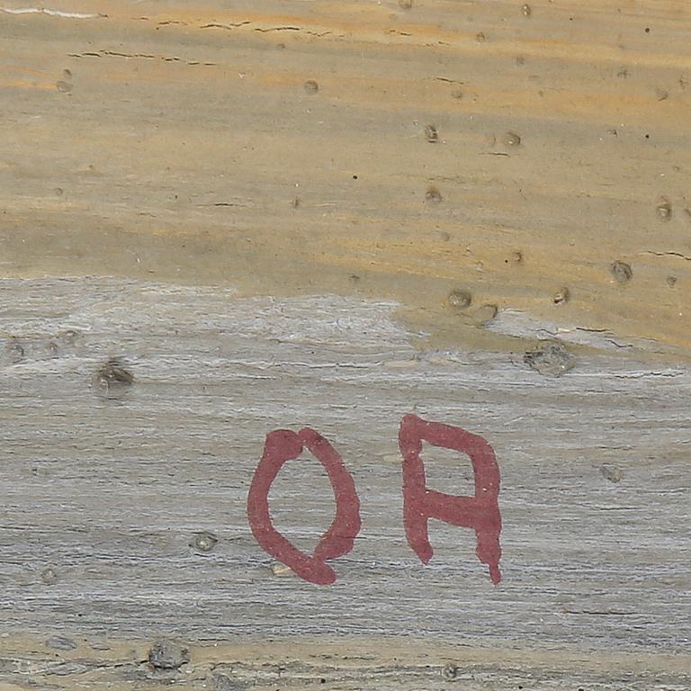 OLOF ARÉN, olja på duk. Signerad O.A.