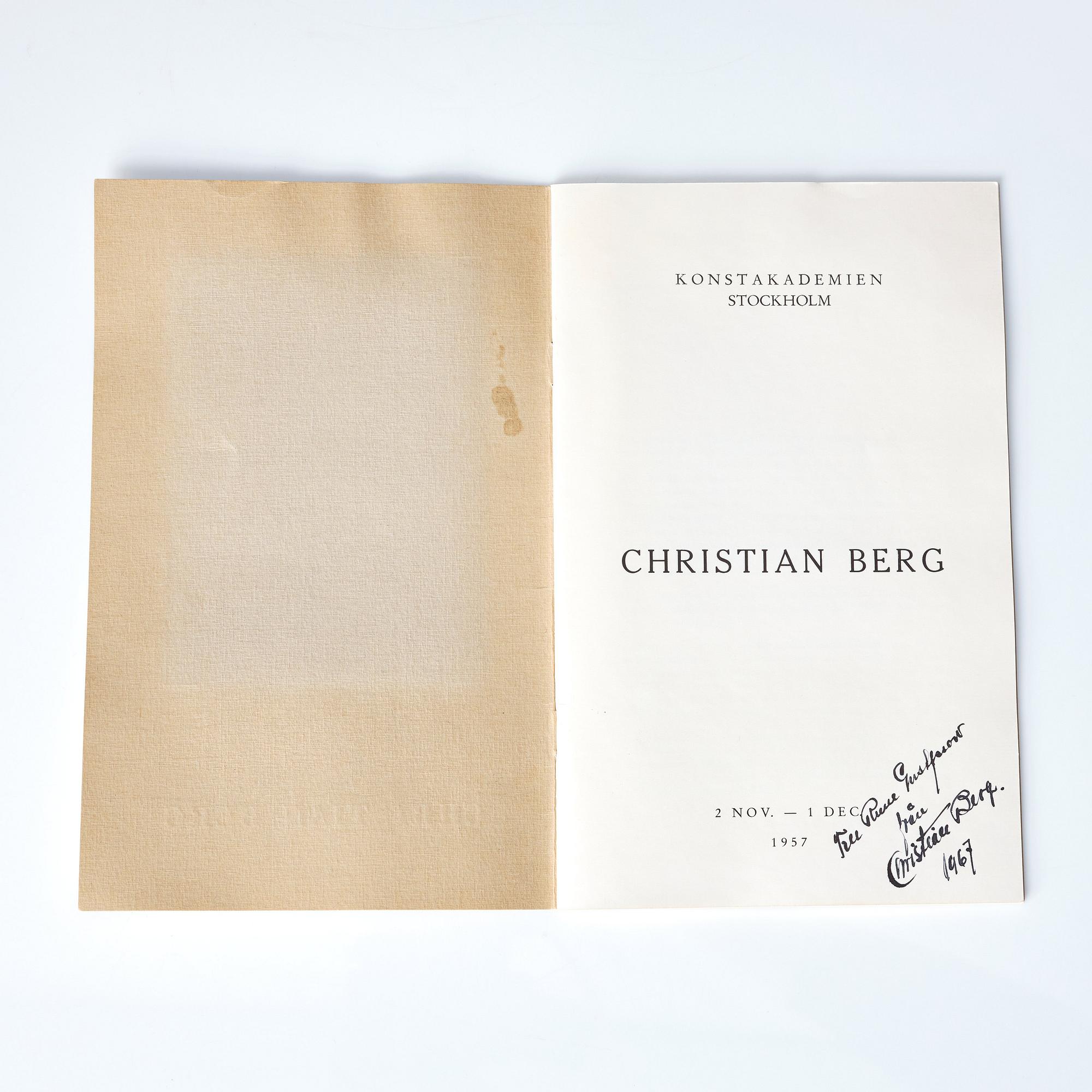 Christian Berg, "Vänskulptur".