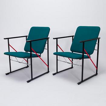 Yrjö Kukkapuro, four late 20th century 'A-502' chairs for Avarte. Designed 1985.