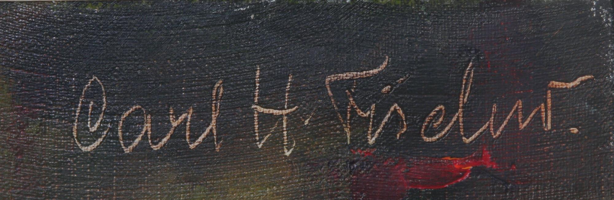 CARL H FISCHER, olja på duk, sign.