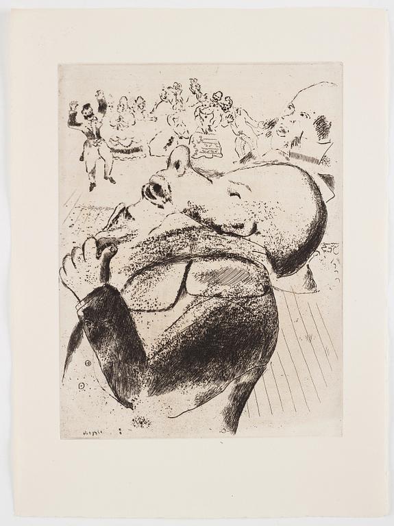 Marc Chagall, MARC CHAGALL, 71 etchings from the edition of 285 examples on Arches/MBM/J. Perrigot paper, 1923-1948.