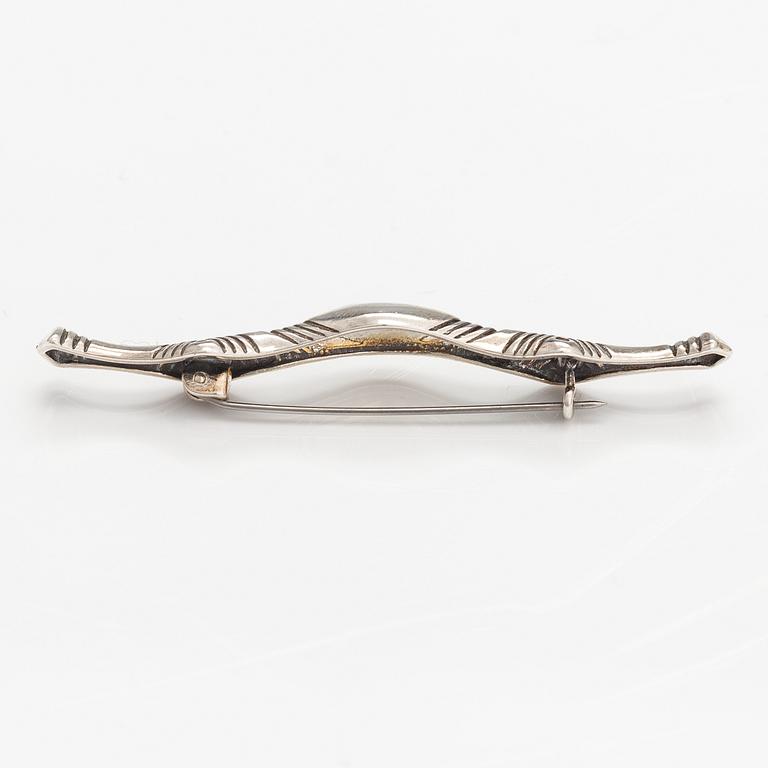 A sterling silver brooch "Vörå brooch", model 926. Kalevala Koru 1990.