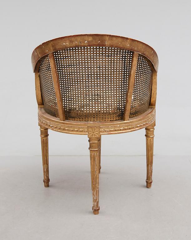 KARMSTOL, Louis Seizestil, omkring år 1900.