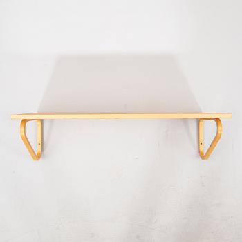 Alvar Aalto, a birch wall shelf, 112b Artek end of the 20th century.
