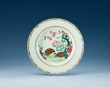 1436. A famille rose serving dish, Qing dynasty, Yongzheng (1723-35).