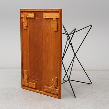 BENGT JOHAN GULLBERG, 'A2/Triple height table', steel and teak veneer, designed c.1952.