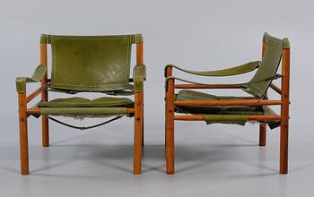 KARMSTOLAR, ett par, "Sirocco", Arne Norell, Norell Möbel AB, 1960/1970-tal.