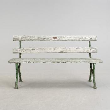 TRÄDGÅRDSSOFFA, J & C G Bolinders Mekaniska Verkstads AB, Stockholm, 1900-talets början.