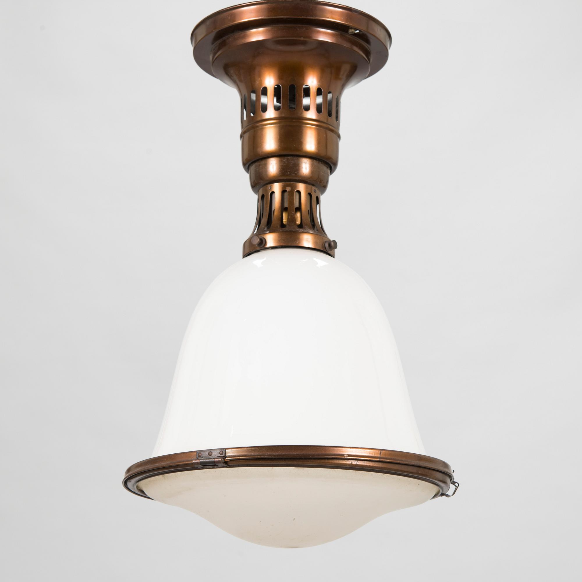A 1920s pendant ceiling light, Kandem, Germany.