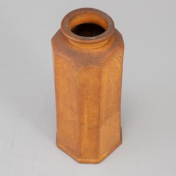 A 19th century creamware jar, Carl Söderberg, Höganäs.