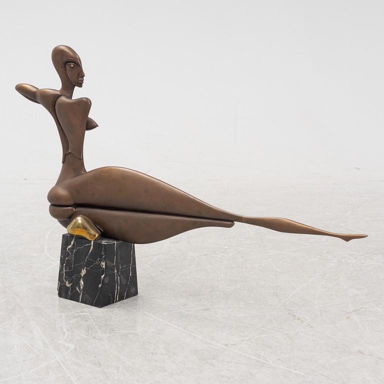 Paul Wunderlich, sculpture, bronze, 1976, signed 58/500.