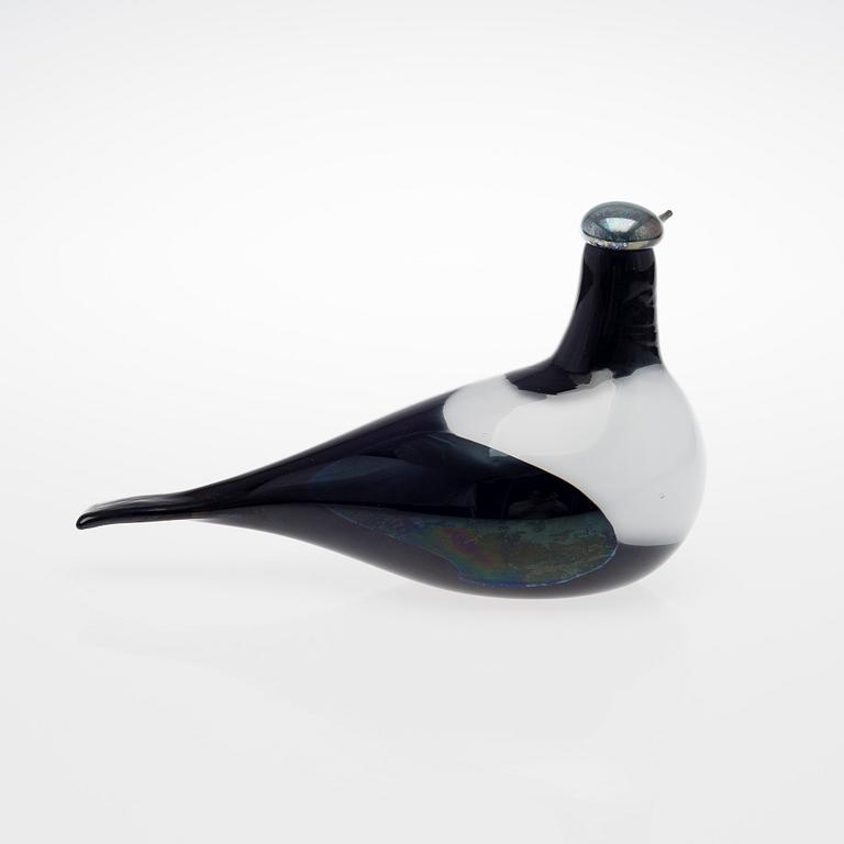 OIVA TOIKKA GLASS BIRD, signed O. Toikka Nuutajärvi.