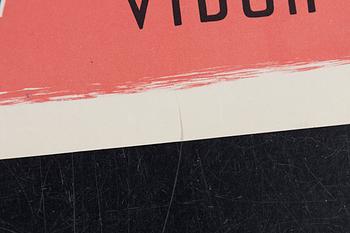 Eric Rohman, a vintage movie poster, 'Gilda', 1946.