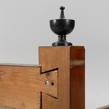 An Empire sofa, first half of the 19th century.