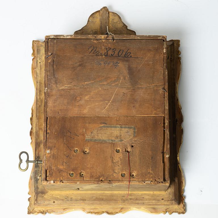 A wall clock, Germany/Austria, second half of the 19th Century.