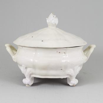 A Swedish Marieberg tureen with cover, 18th Century.