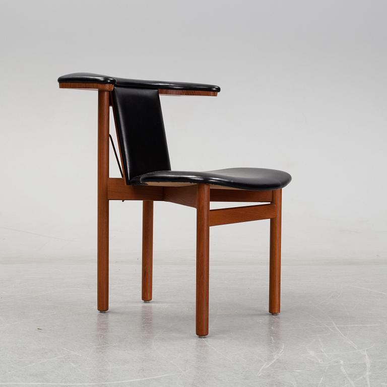 Hans Olsen, a 'King Fredrik VII' teak chair, Aerö Möbler, Denmark, designed in 1964.