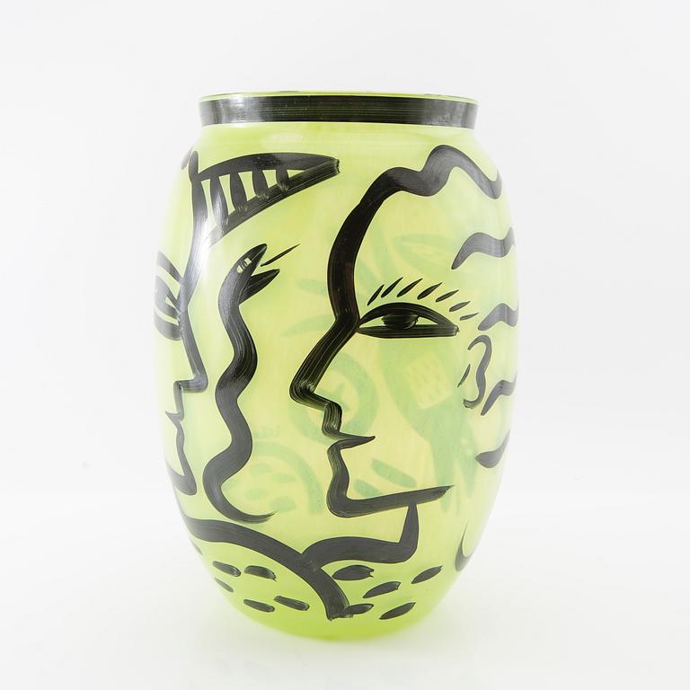 Ulrica Hydman-Vallien, vas "Caramba Lime" Kosta Boda.