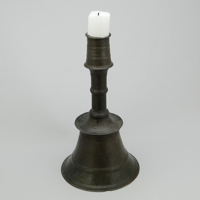 LJUSSTAKE, brons, 1400/1500-tals typ, mellanöstern, troligen Ottomansk.