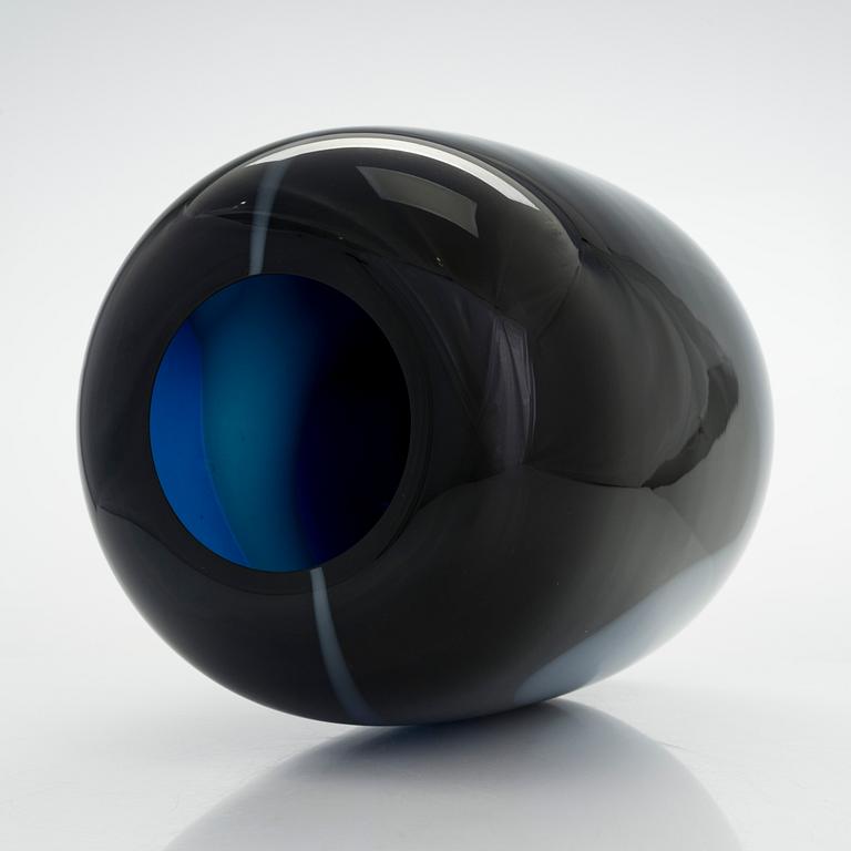 Timo Sarpaneva, maljakko "Blues", signeerattu  Timo Sarpaneva Iittala C 1286 Iittala.