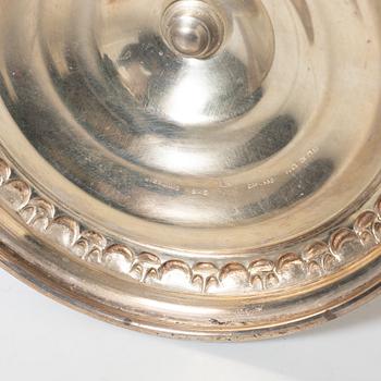 Ljusstakar, ett par, sterlingsilver, Camusso, Peru, 1900-tal.