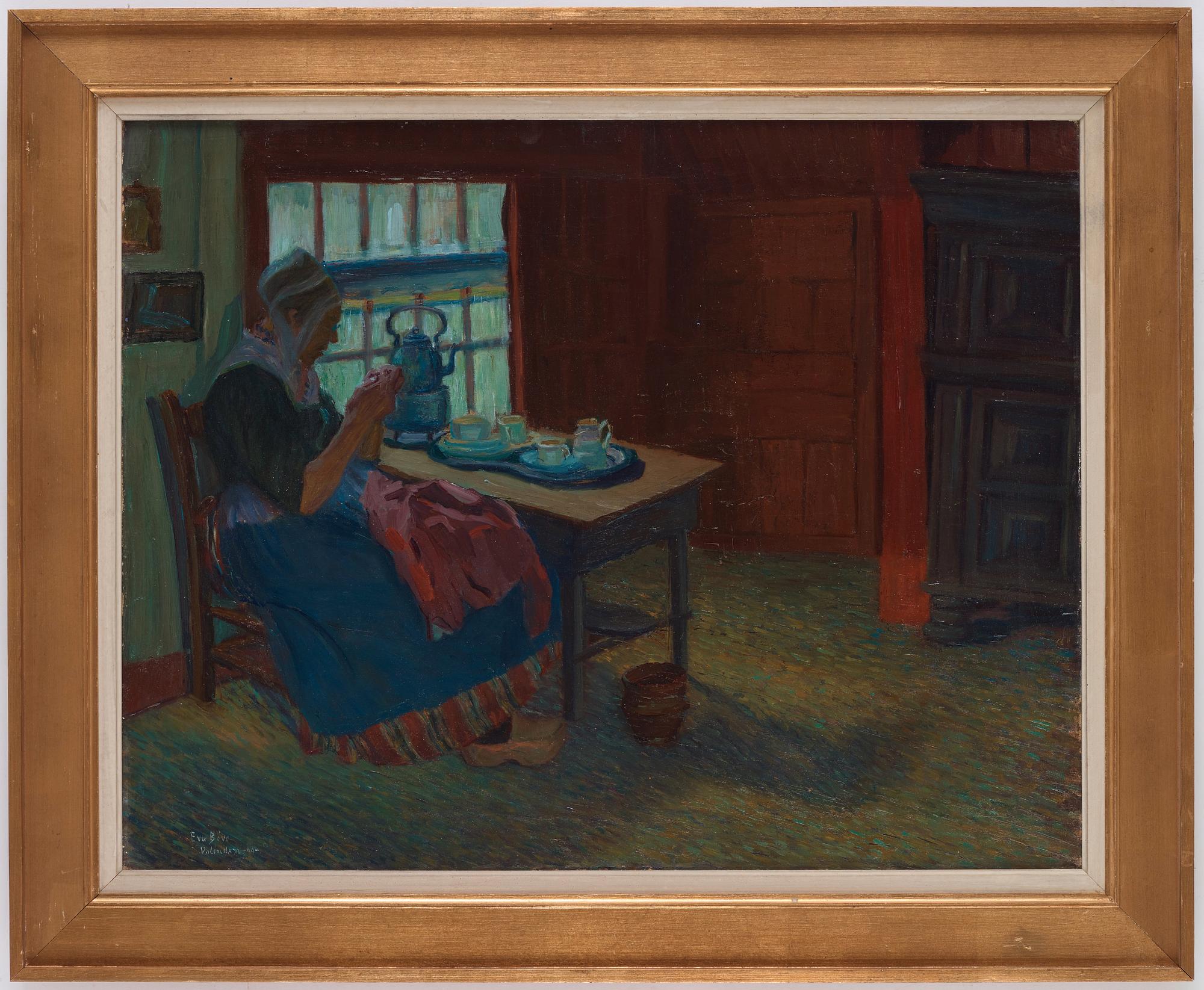 Eva Béve, "Vid arbetet".