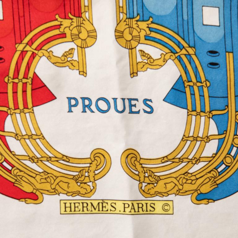 Hermès, scarf, "Proues".