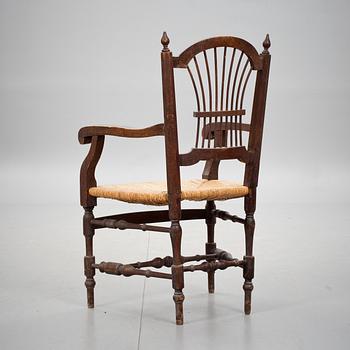 KARMSTOL, troligen Frankrike 1800-tal.