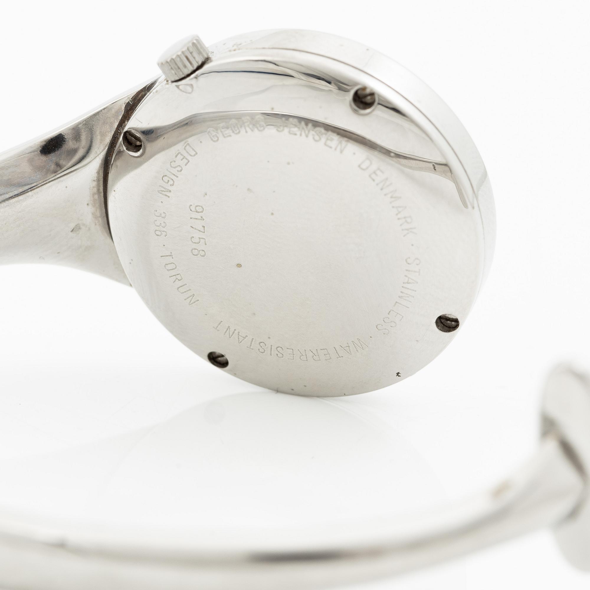 Georg Jensen, Vivianna, design Torun Bülow, wristwatch, 26,5 mm.