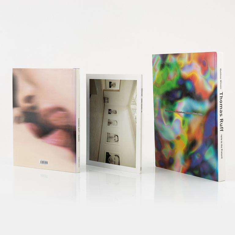 Thomas Ruff, three photobooks.