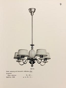 Bertil Brisborg, bordslampa, Nordiska Kompaniet, 1940-/50-tal.