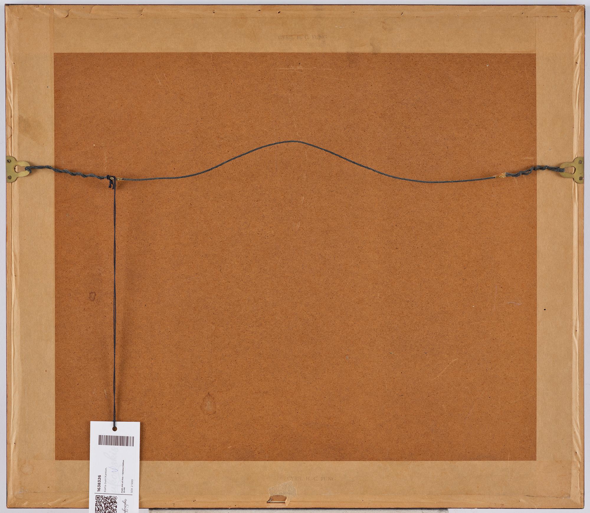 Map of Canton, engraving, 'The Groundplat of Canton', W. Bramston, 1840.