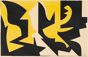 John Ivar Berg, silkscreen, signed and dated -46 and -51, numbered 7/15.