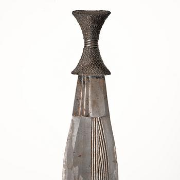 Sword Mambeli, Congo and folding knife Spain, 18th/19th century.