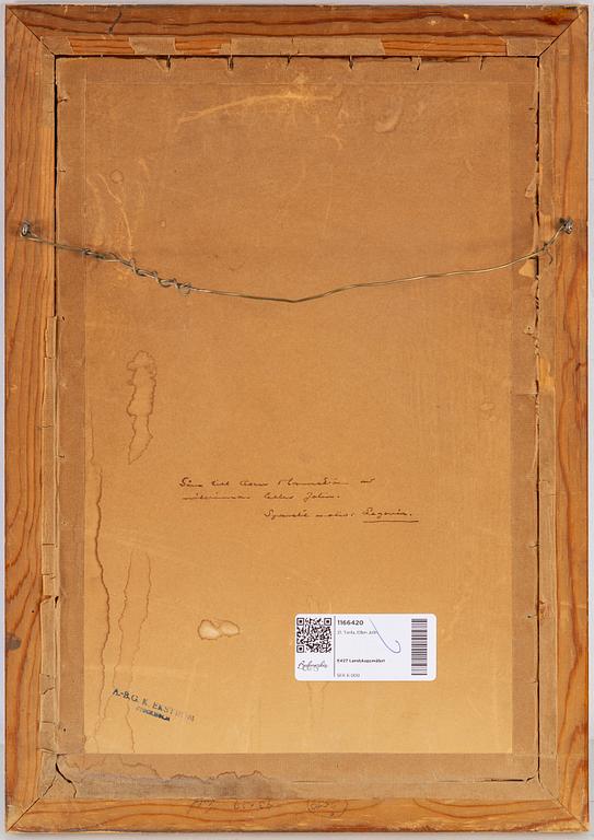 ELLEN JOLIN, watercolour, signed Ellen Jolin and dated Segovia 26/9 1895.