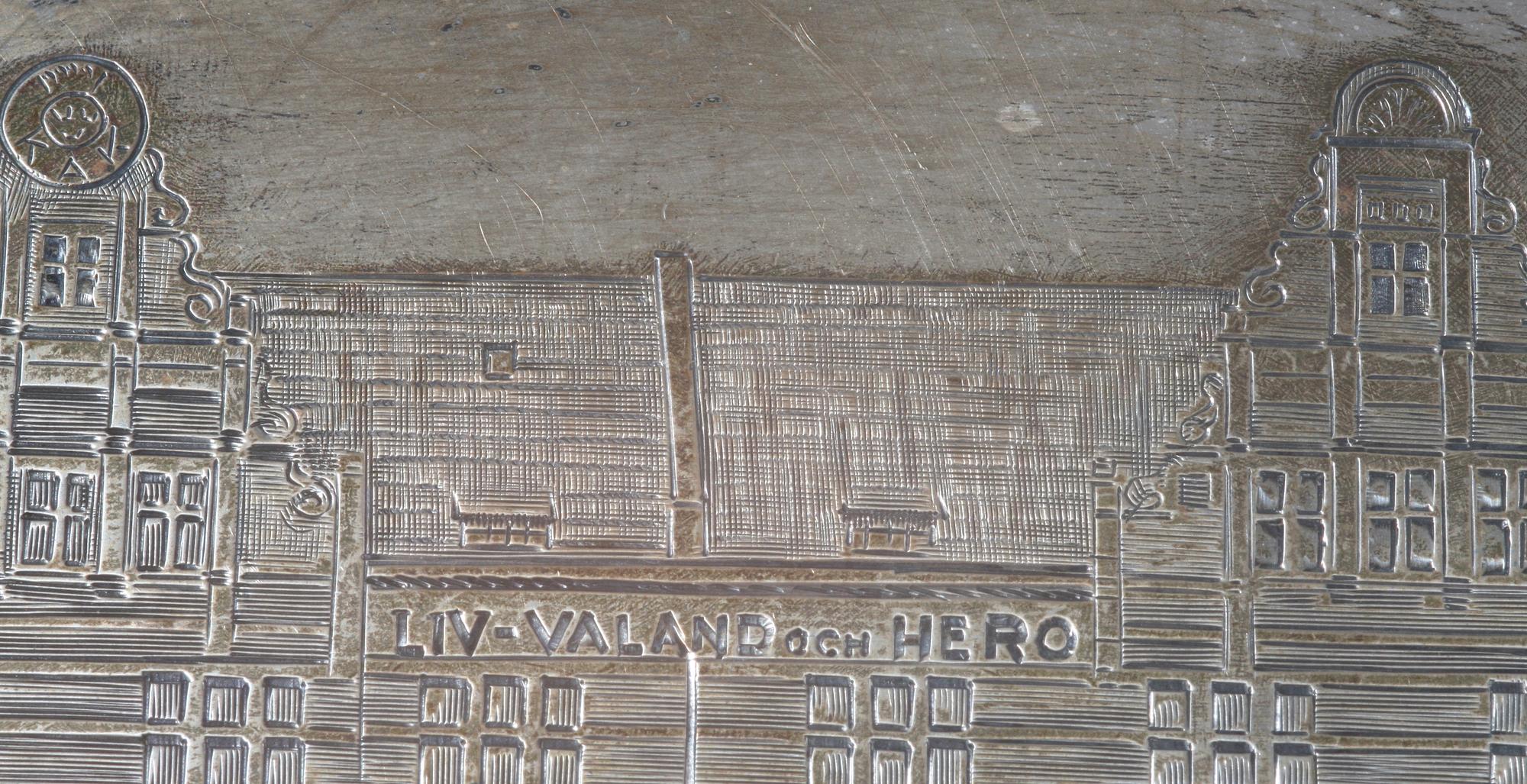 BRICKA, silver, Malmö, 1938.
