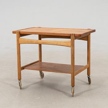 Hans J Wegner, serving trolley, Andreas Tuck, Denmark, mid-20th century.